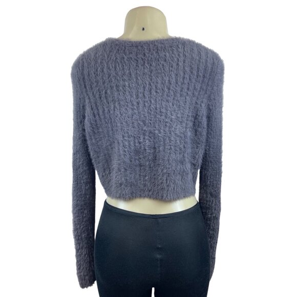 Sky and Sparrow Women’s Grey Cardigan Sweater Sz S - Picture 4 of 7